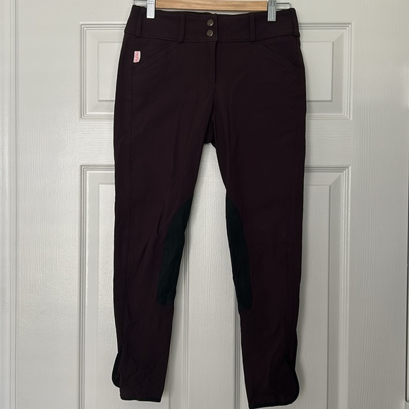 The Tailored Sportsman Trophy Hunter Low Rise Boysenberry Breeches 26R - Picture 2 of 11